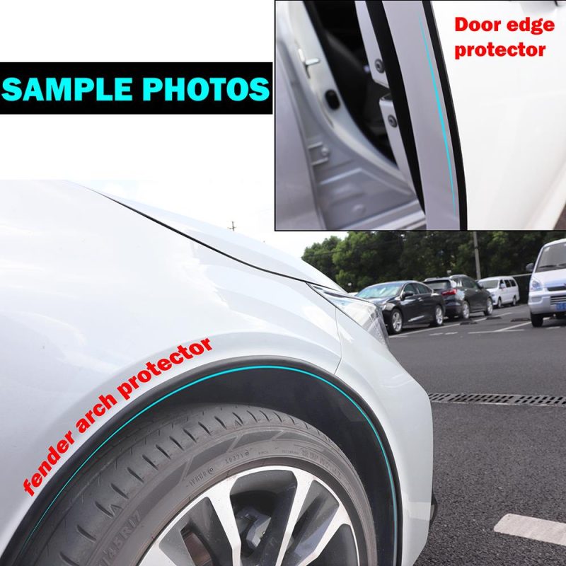 Universal Car Fender Flares Arches Rubber Wing Arch Extension Auto ...
