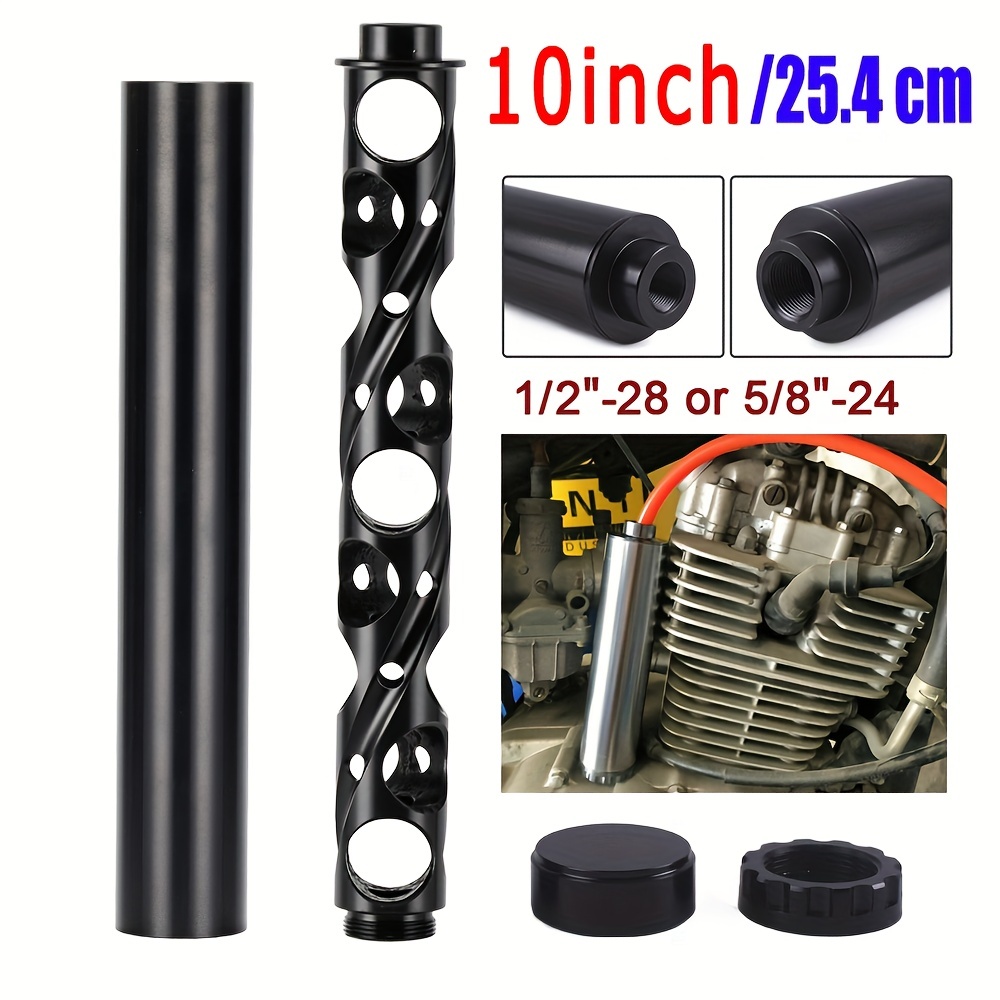 10inch Spiral 1 2 28 5 8 24 Single Core Aluminum Car Fuel Filter For NAPA 4003 WIX 24003 Reduce The Noise Created By Cars