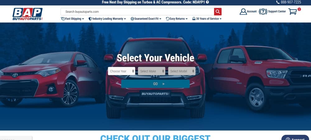 Buy Auto Parts Online Store