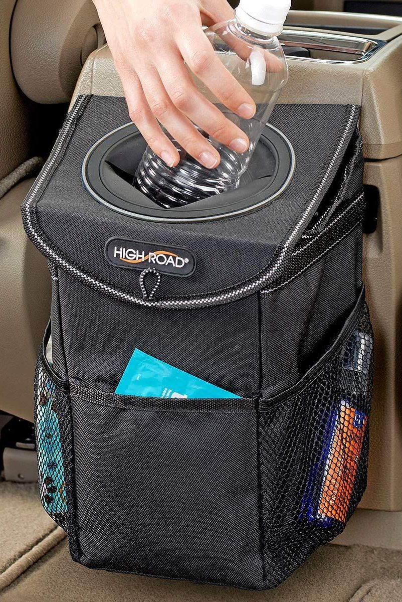 StashAway Car Trash Can with Lid